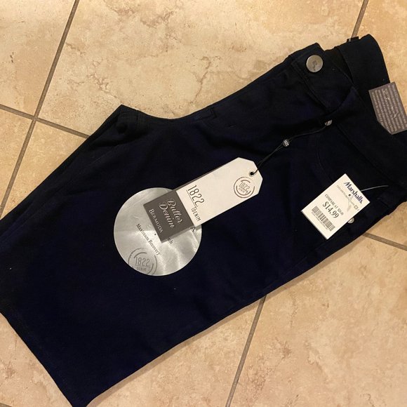 1822 Denim | Shorts | Bermuda Shortsnavy Bluenew Sz 4 | Poshmark